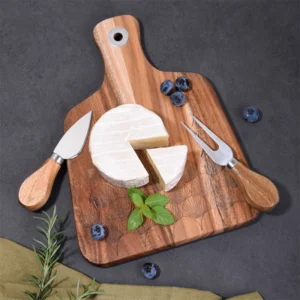 Wooden cheese board set - 110008