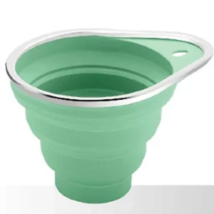 Silicone funnel with SS ring - 150024
