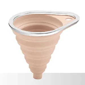 Silicone funnel with SS ring - 150025