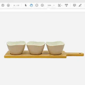 Ceramic Snack Set - 550050