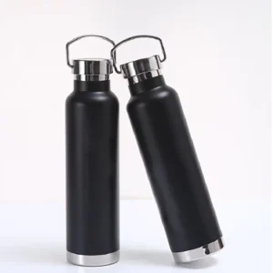 Large-mouth sports bottle with steel based - 800003